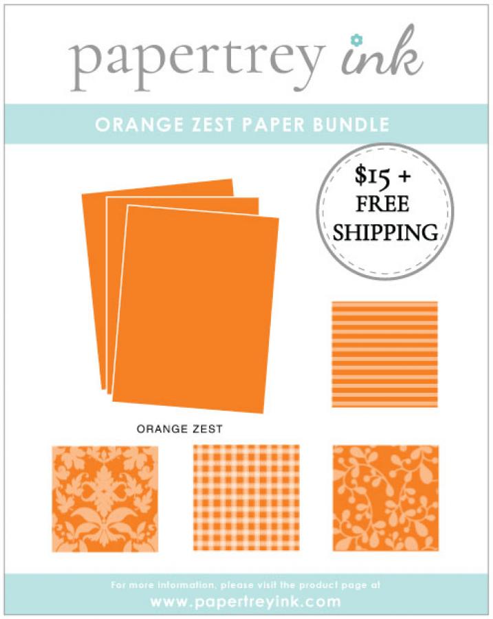 Orange Zest Paper Bundle
